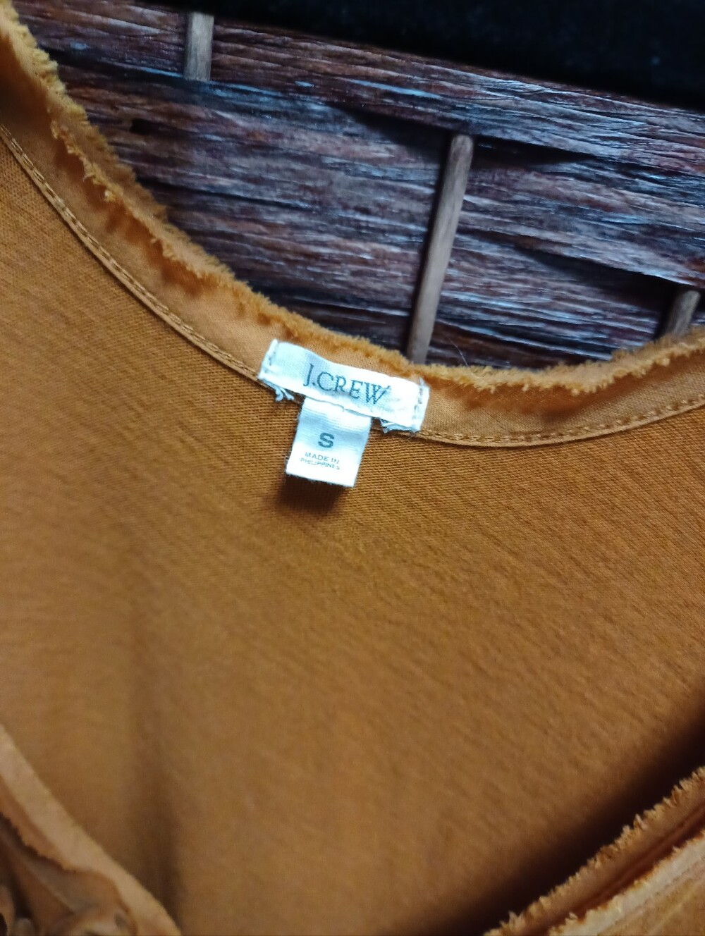 Women’s Rust Ruffle Detail Tank Top - Picture 12 of 12